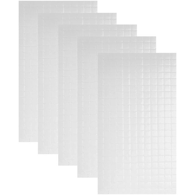 5 Sheets Backing Adhesive Foam Mounts Two Sided Tape Double